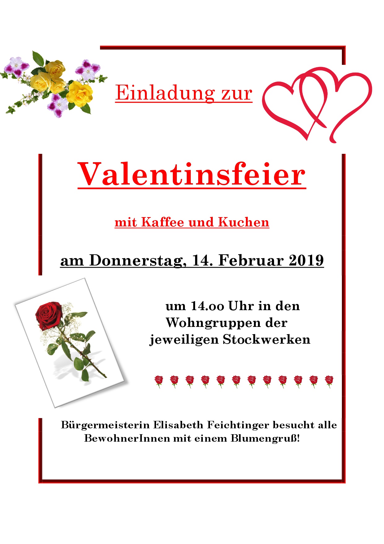Valentinsfeier 2019
